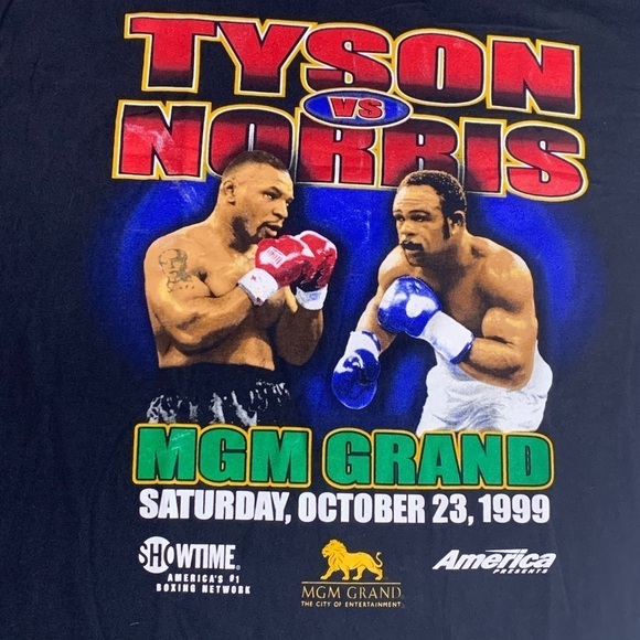 Vintage Mike Tyson 1999 Memorabilia fight T-shirt original boxing collector XL - Picture 4 of 10